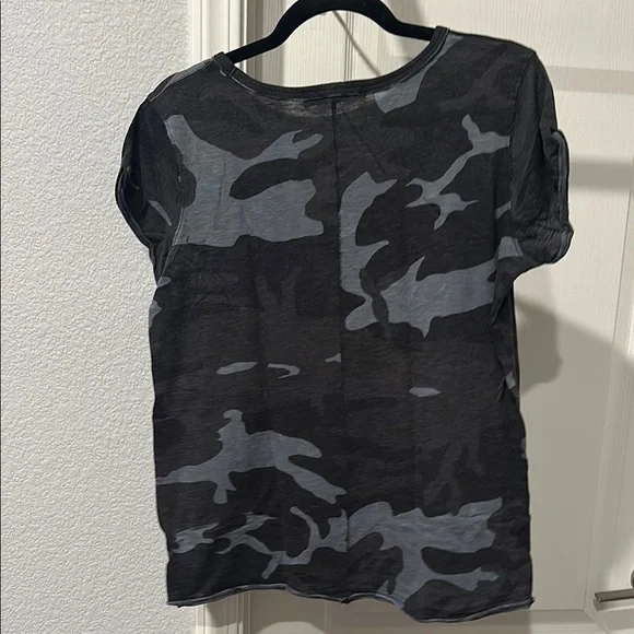 We The Free Camouflage Short Sleeve Tee - Black and Gray - Picture 2 of 8